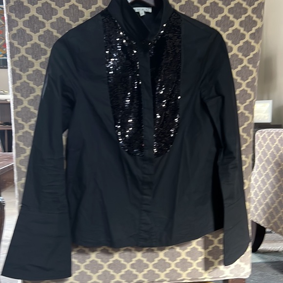 Black button up from BURU size small - Picture 4 of 6